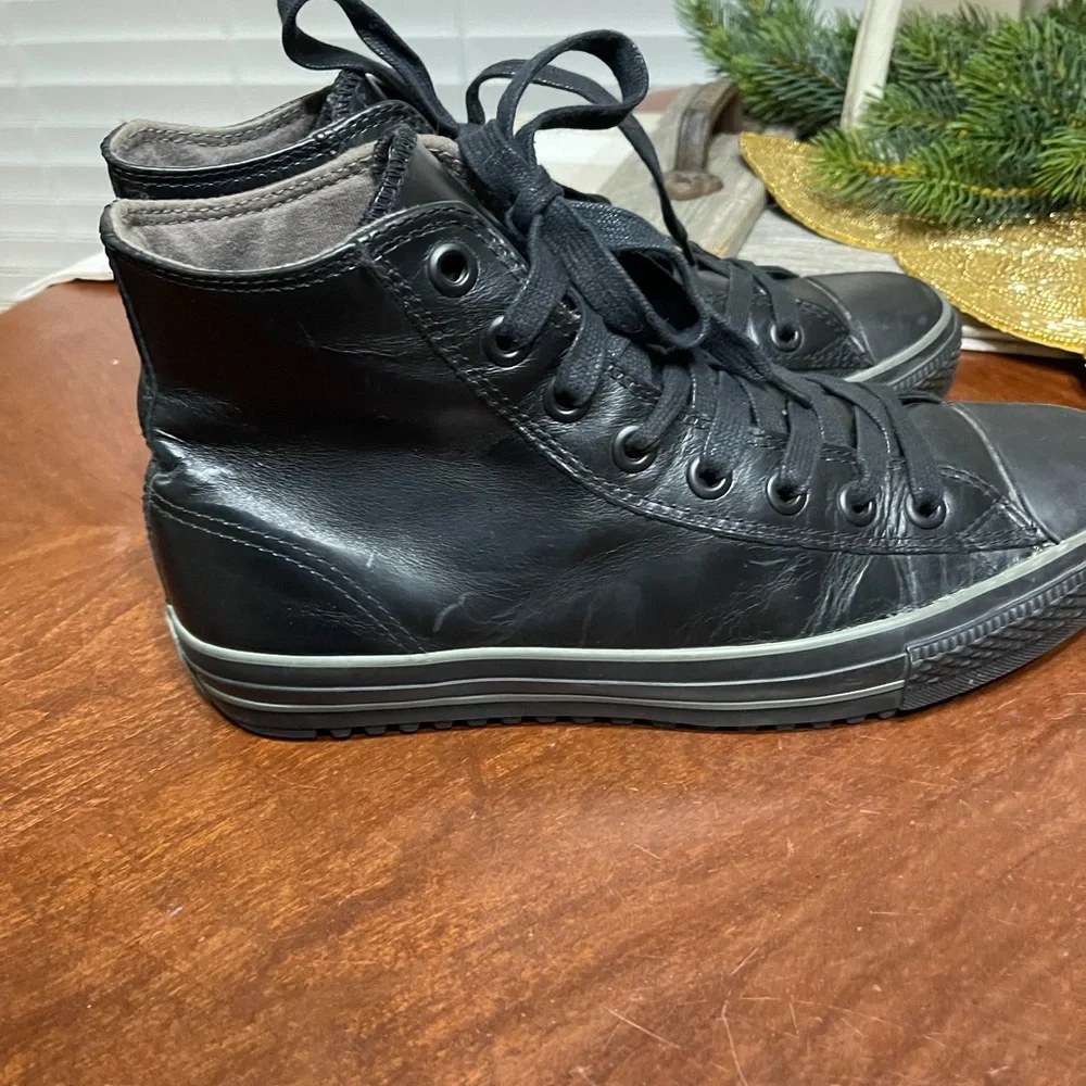 Converse CT Mid Leather 3M Thinsulate Black Boot